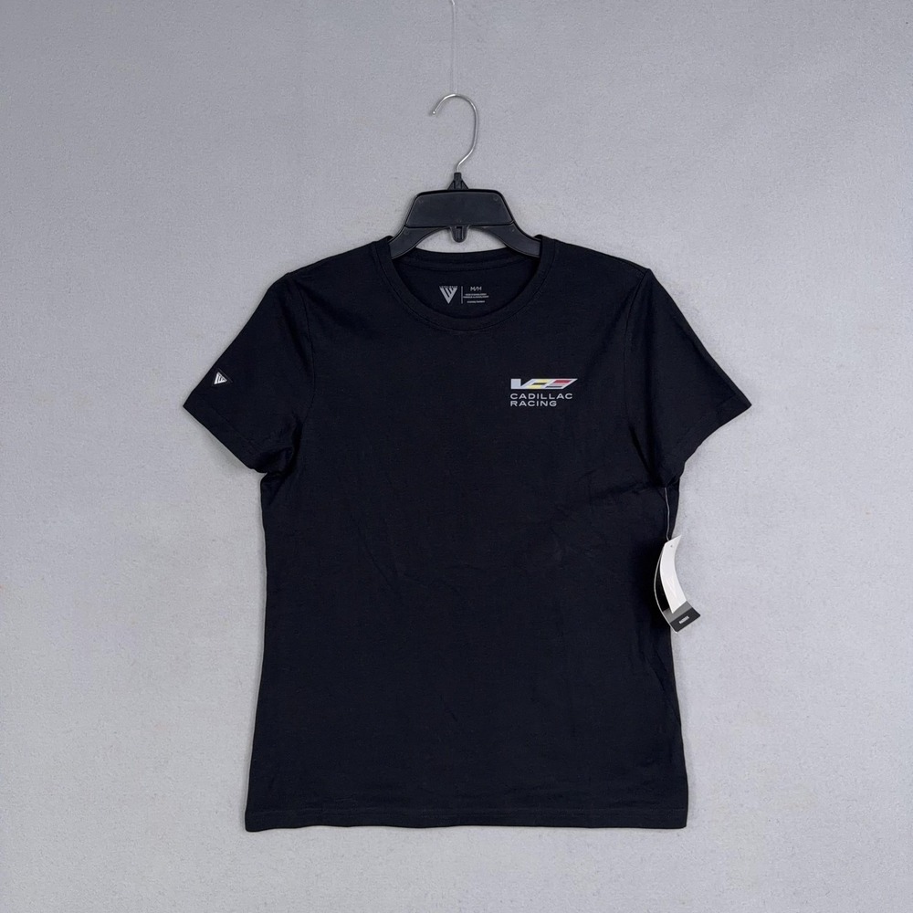 Cadillac Racing Shirt Womens Medium Black Racing Levelwear Maddox Tee Graphic